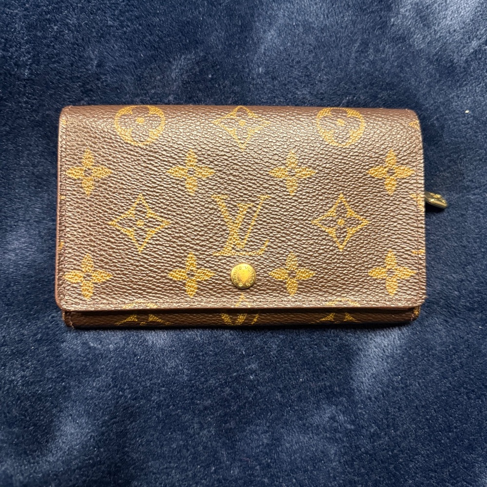 Louis Vuitton Monogram Snap Wallet | Vintage | Read Description